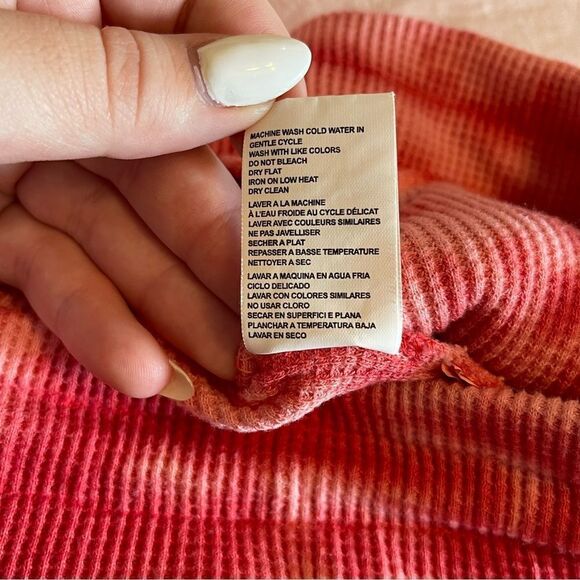 Saturday Sunday by Anthropologie Tie Dye Thermal Shorts - Picture 5 of 5